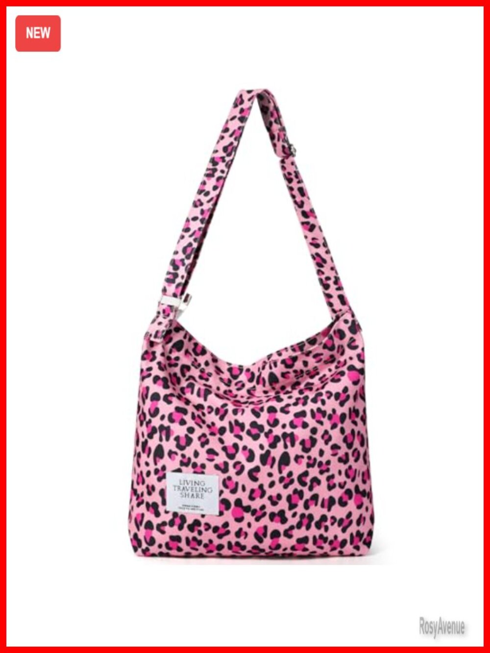 Canvas Tote Bag with External Pockets, Adjustable Shoulder Strap, Zippered